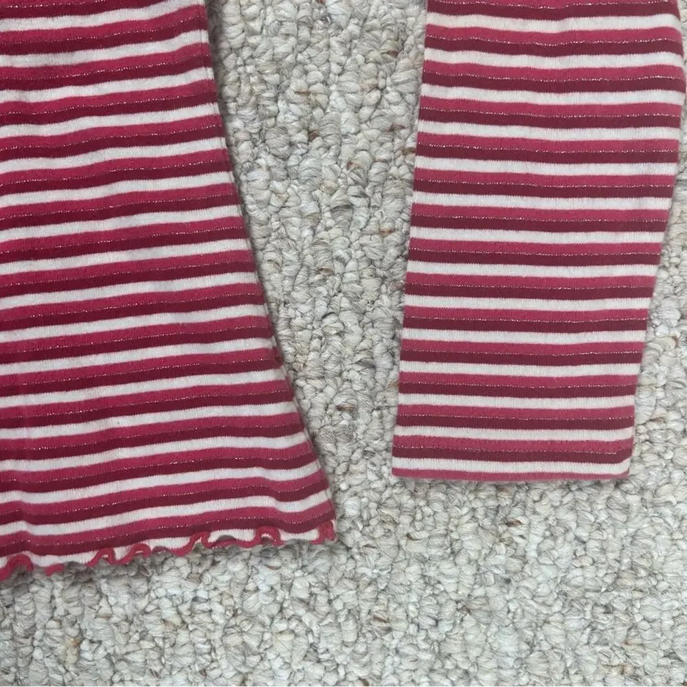 The Children’s Place Long Sleeve Girls L 10/12 Lot Of 2 Heart Valentines Bling